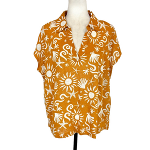 C&C California linen polo shirt